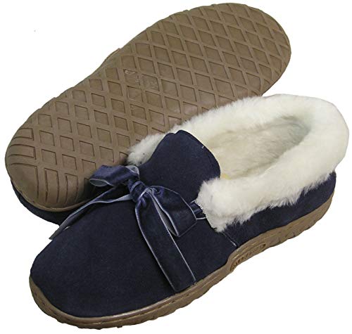 Ciabatta's Women's Ultimate Shearling Lined Slipper 2019 (Navy)