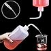 SUPERLELE 1000ml Safety Wash Bottle, Plastic Squeeze Bottles, Lab Squirt Tattoo Bottle, LDPE, with Narrow Mouth and Scale Labels (33oz x 3 Bottle)