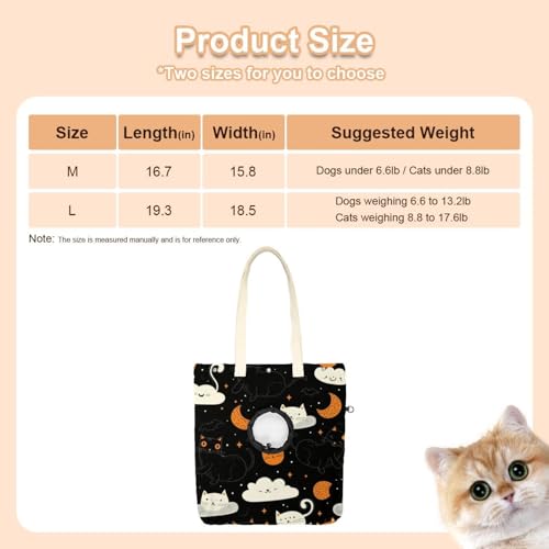 Sac de transport pour chat d'Halloween idéal pour sorties et balades - 3