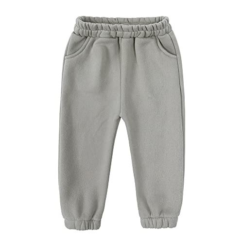 Image of MYGBCPJS Youth 2PCS Jogger Outfits Set Fleece Hooded + Sweatpants Boys Girls Athletic Sweatsuits Pullover Clothes