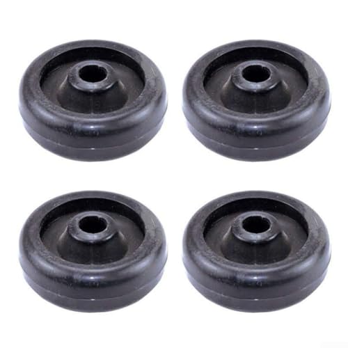 Ruedas giratorias de repuesto para cinta de correr y equipo de fitness para bicicleta estática, 4 rodillos de nailon para un movimiento suave (ID 8 mm)