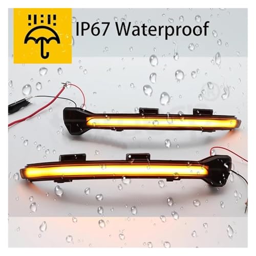 Evita puntos ciegos con el intermitente lateral LED secuencial para Golf 7 5