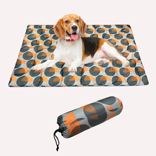 Yolispa Camping Hundebett 120x80 Cm – Wasserdicht, Rutschfest & Zusammenklappbar, Für Drinnen & Draußen