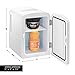 Chefman - Iceman Mini Portable White Personal Fridge Cools Or Heats & Provides Compact Storage For Skincare, Snacks, Or 6 12oz Cans W/ A Lightweight 4-liter Capacity To Take On The Go