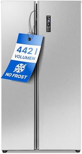 Bomann Side by Side Cool Freezer Combination, No Frost, 442 L Cap...