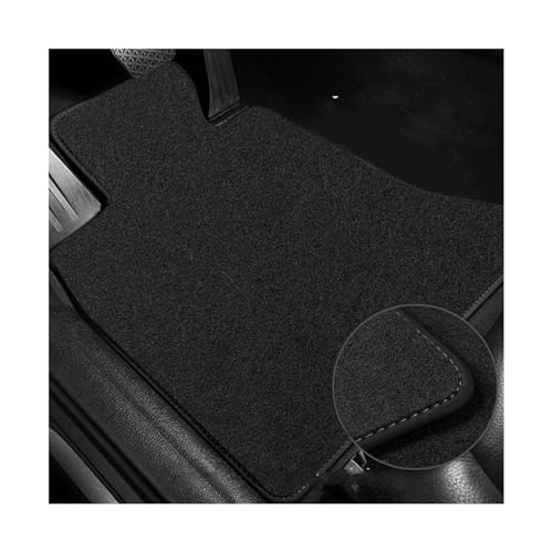 Tapis de voiture pour Civic 8th Gen RHD en flanelle noire ensemble de 3 pièces