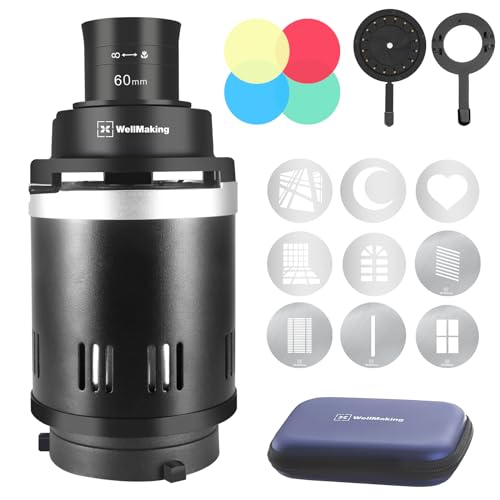 Wellmaking S-200L Optischer Snoot mit 9 Gobos