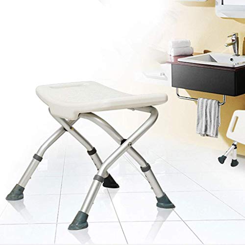 Tabouret médical portable de douche avec hauteur réglable pour senior - 4