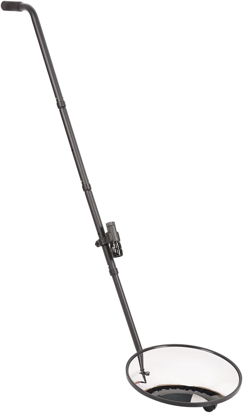 Under Vehicle Inspection Mirror with LED Light Scalable Adjustable Security Check Convex Search V3 for Trucks Equipments