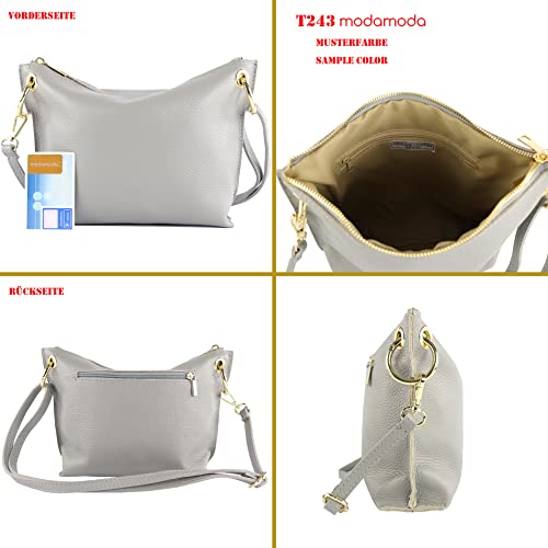 T243 / T252 women's leather shoulder bag, evening bag handmade in Italy3