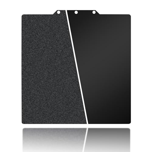Image of 235x235mm Black Build Plate for AD5X /AD5M /AD5M Pro Double Sided Textured PEI+Smooth PEI Flexible Spring Steel Platform Heated Printing Bed for AD5X /AD5M /AD5M Pro 3D Printer