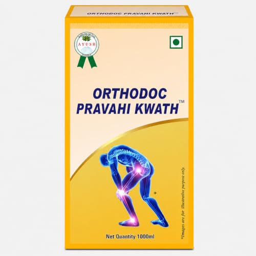 Image of ORTHODOC Pravahi Kwath Ayurvedic Joint Care Liquid | Shallaki, Hadjod, Nirgundi, Haldi, Rasna, Aloe Vera & Malkangni (1000ml)