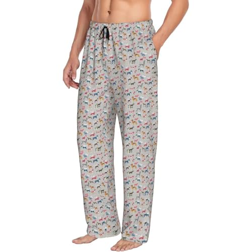 Pantalon de pyjama pour homme léger Hound Dog bas de nuit décontracté