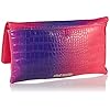 Steve Madden SUBMITT Croc Clutch, Purple Multi