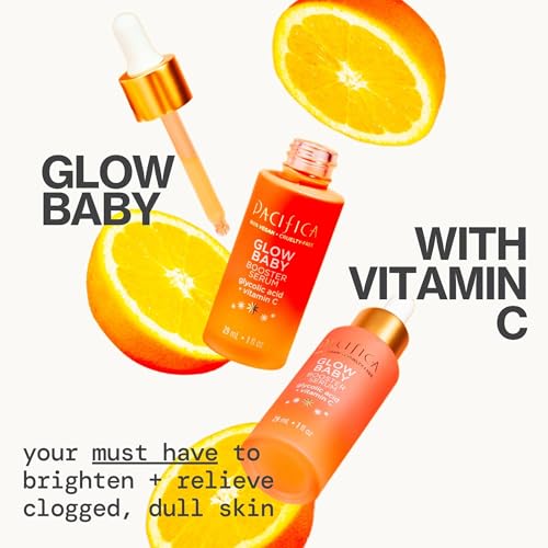 Pacifica Beauty Glow Baby Super Lit Booster Serum, Orange, 1 Fl Oz