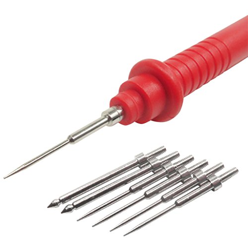 Image of 12-in-1 Super Multimeter Probe Replaceable Probe Clamp Multi Meter Test Lead Kits + Alligator Clips