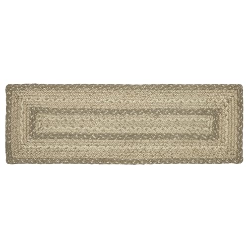 VHC-Brands-Cobblestone-Stair-Tread-Jute-Blend-Rect-Tan-Grey-White-85-x-27-inches VHC Brands Cobblestone Stair Tread Jute Blend Rect Tan Grey White 85 x 27 inches