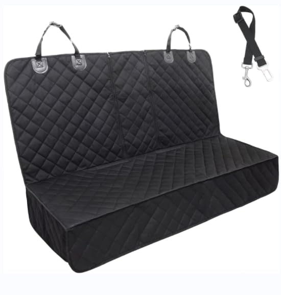 DFsucces シートカバー 車 犬用 後部座席 防水 保護マット 汚れ防止 簡単取り付け 折り畳み式 洗濯可能 中央アームレスト全車種対応