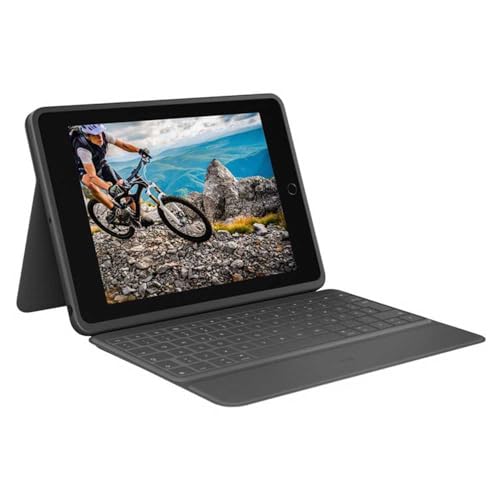Logitech Resistente Folio para iPad con teclado DEU QWERTZ en color negro 2