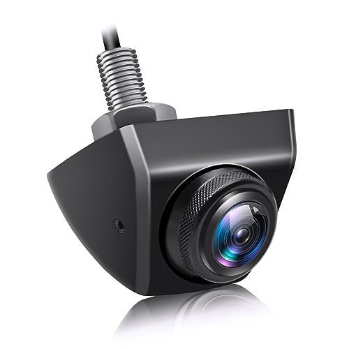 PARKVISION Cámara de Marcha atrás, cámara de visión Trasera Ajustable de 360°, Montaje Flexible, Carcasa de Metal, Gran Angular de 140°, cámara de Respaldo Universal para Coche para RV