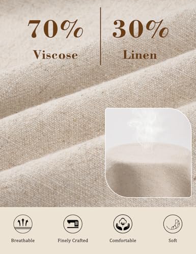 Image of Linen Pants for Women Flowy Palazzo Pants Boho High Waist Wide Leg Trousers Summer Beach Vacation Outfits 2026