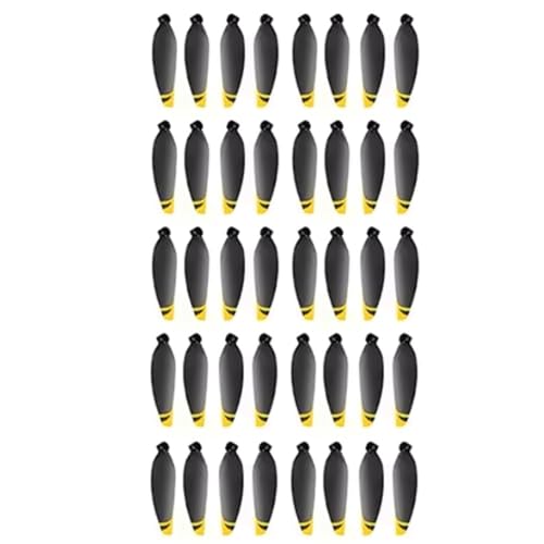 Batterie et hélices M5S jaune : kit de 40 pièces pour drone quadrirotor M5S