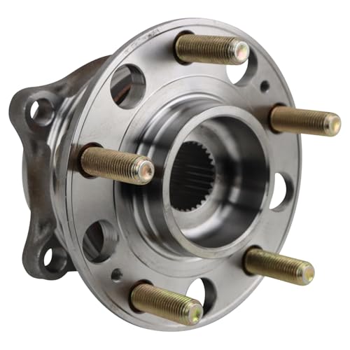 Image of TRQ Left and Right Wheel Bearing and Hub Assembly Set 2 Piece Compatible with 19-23 Hyundai Santa Fe AWD 20-23 Palisade AWD 22-23 Santa Cruz 20-22 Kia Telluride 21-23 Sorento 22-23 Carnival