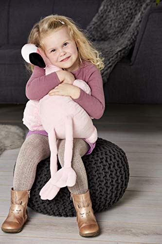 Zappi Co Weich gefülltes Kuscheltier für Kinder Flamingo Plüschtier (64 cm Höhe) Safari-Tiere Kollektion Plüschteddy Neugeborenes erstes Kind