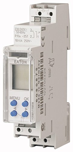 Eaton TSDW1COMIN MIN Interruptor Horario Digital Semana, 1conmut Estrecho
