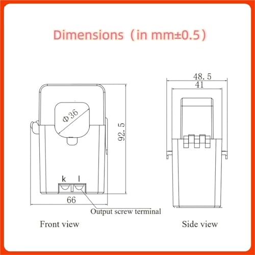 Transformateur de courant compact SCT036TS-D 300A, la solution propre pour tableaux électriques
