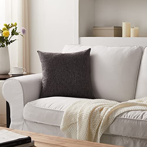 Meekio Set Of 2 Gray Pillow Covers 16 X 16 Inch Farmhouse Boho Decorative Throw Pillow Covers Linen Cushion Covers For Sofa Couch Décor #TOP2