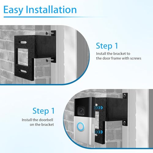 Ring Deurbel Extender Mount, Camera Extender, Ring Deurbel Camera Mount - voor Yard Indoor Buiten Huis Deur Tuin Gate Patio Garage - Afbeelding 6