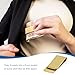 Philbinden 10Pcs Stainless Steel Money Clip Silver Slim Cash Clip for Men, Metal Money Clips Minimalist Pocket Cash Wallet (Gold)