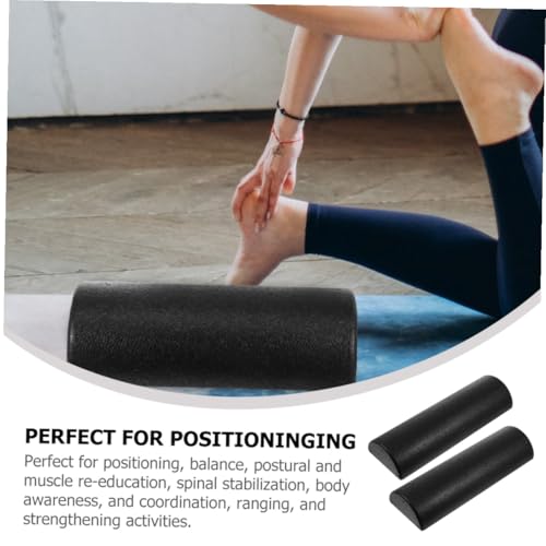 Rodillo de espuma de alta densidad en forma de semicírculo para relajación muscular, yoga, entrenamiento de equilibrio, fisioterapia y masaje profundo miniatura 5