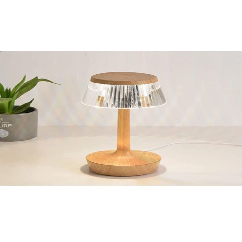 KutisLED Night Light Crystal Mushroom Table Lamp