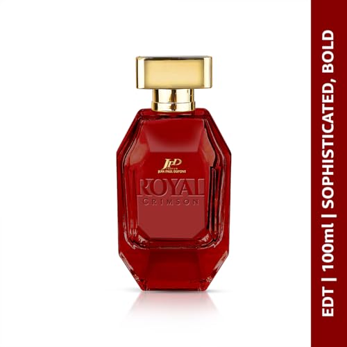 Image of Jean Paul Dupont (JPD) Royal Crimson - Long Lasting Perfume for Men - with Spicy, Floral and Woody notes - Eau de Toilette 100ml