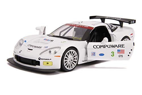 Jada Bigtime Muscle 1:24 Chevy Corvette C6R Blanco miniatura 5
