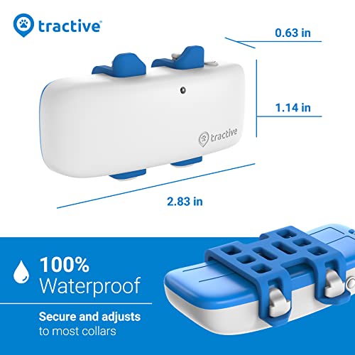 Tractive gps tracker for dogs - waterproof, gps location & smart pet activity tracker, unlimited range, works with any collar (white) 2 Tractive gps tracker for dogs - waterproof, gps location & smart pet activity tracker, unlimited range, works with any collar (white) - image 3