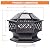 Panovue 28Inch Outdoor Fire Pit, Hexagon Shaped Wood Burning Firepit for Outside Bonfire, Patio, Backyard and Camping (Antique Bronze)