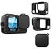 PCTC Silicone Sleeve Case for Hero 13 Black, Lens Caps & Lanyard for Go Pro Hero 13 Accessories Kit (Black)