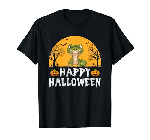 Gecko Men Women Kids Happy Halloween Costume T-Shirt
