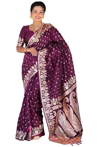 SGF11 Women's Kanjivaram Pure Soft Silk Saree With Blouse Piece product image 8