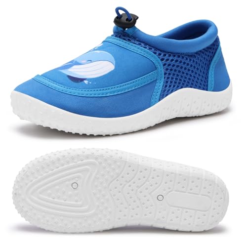 Image of WateLves Kids Water Shoes for Boys and Girls Quick Dry Barefoot Aqua Socks Beach Swim Pool Shoes Toddler Little Kid to Big Kid