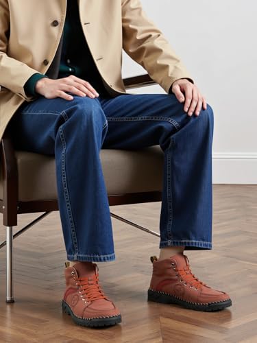 Vilobel Mens Work Boots, Vilobel Men Non Slip on Shoes, Orthopedic Safety Work Shoes- Protective Toe3