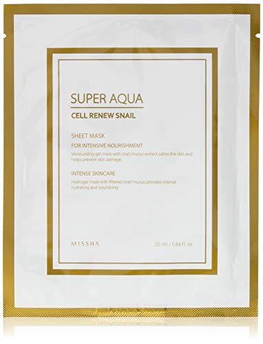 Preisvergleich Produktbild Missha Super Aqua Zelle Erneuern Schnecke Hydro Gel Maske, 25 ml