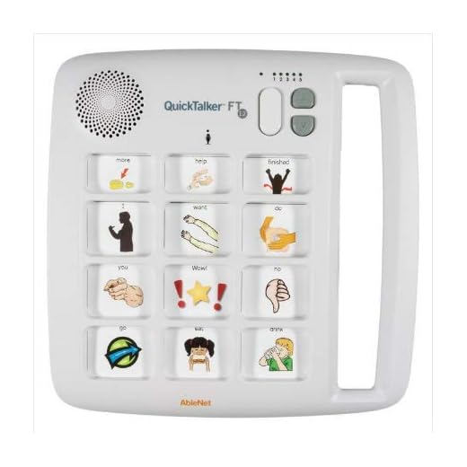 AbleNet QuickTalker FT 12 Speech Device That is Easy-to-us; Product Number: 10000037