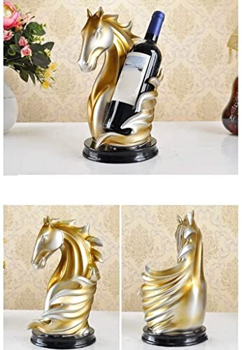 Soporte para Botellas de Vino Cabeza de Caballo Resina miniatura 4