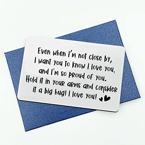 Even When I'm Not Close By, Sister Gift, Gifts For Daughter From Dad, Mom, Wallet Insert Card, Friend Gift, Gift For Besties, Sisters, Engraved Gift, Love You Gift (Silver)2
