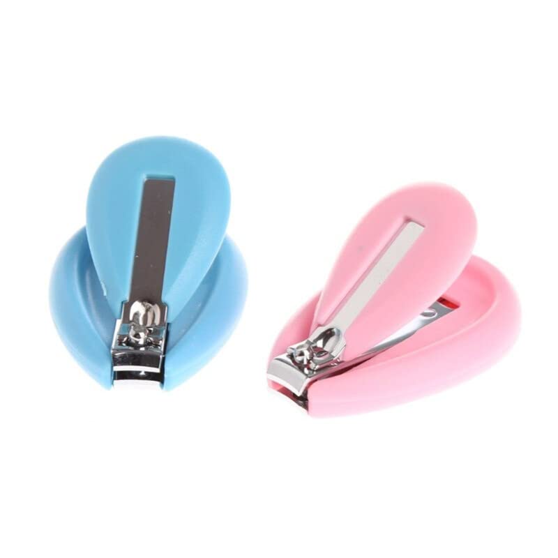 HUF & NUF Baby Safety Nail Scissors Manicure/Pedicure Baby Magnifier Nail Clippers Safety Cutter Care Pink (pack2)-image-12