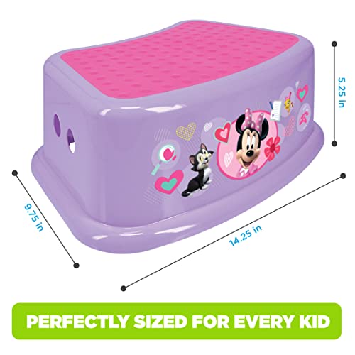 Disney 56659 Minnie Mouse 2 Pc "Happy Helpers" Essential Potty Training Set - Soft Potty Seat, Step Stool thumb #5